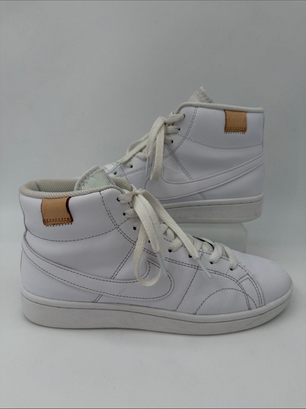 Nike Court Royale 2 Mid "Triple White"  Style Number:CT1725-100 Women's Size 8.5